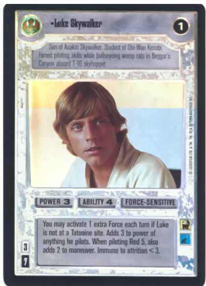 Star Wars CCG FOIL Rendezvous Point NM/MINT BB Reflections 1 海外