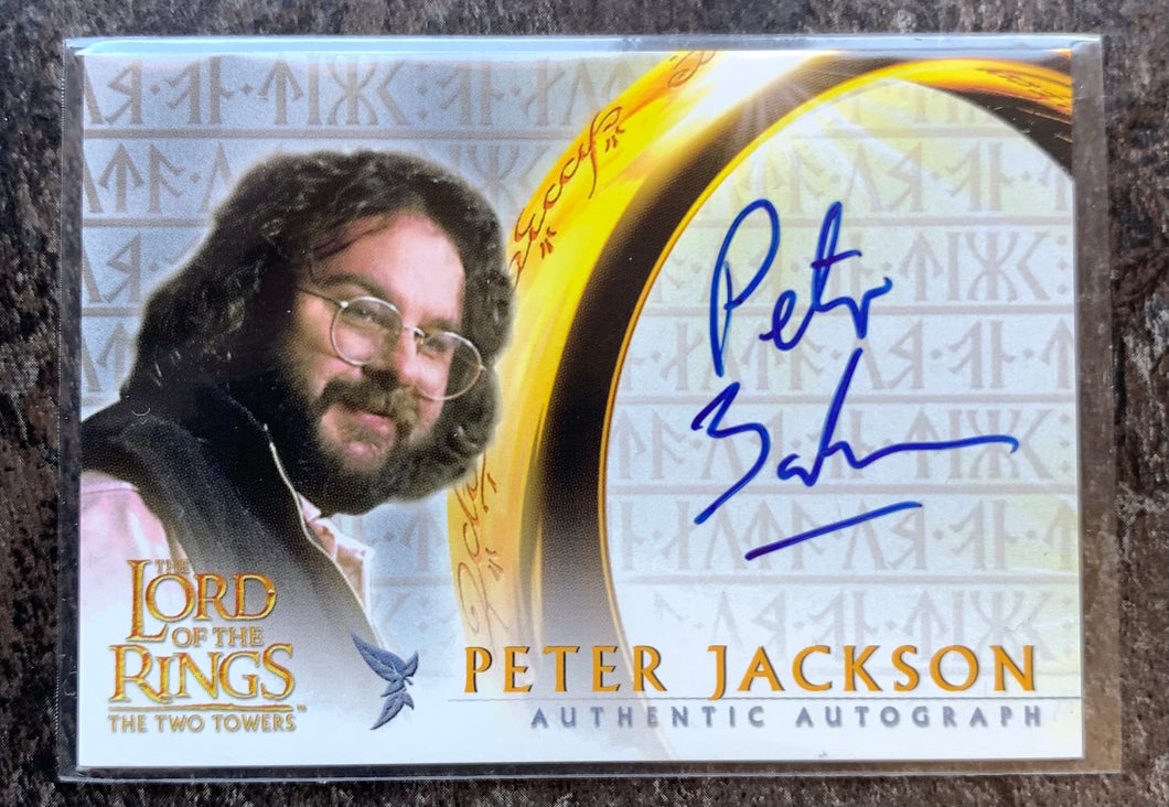 Peter Jackson Autograph - 2002 Lord Of The Rings - The Two Towers - Director